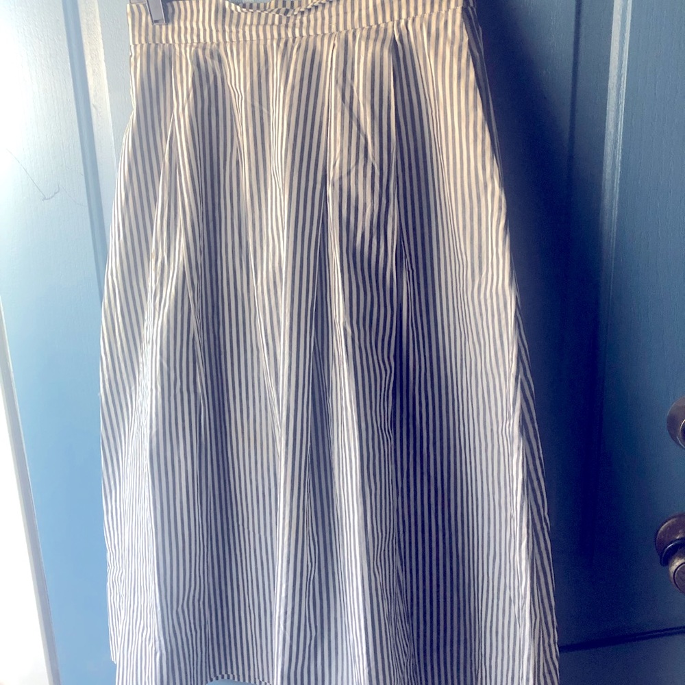 Black & White Stipe Skirt